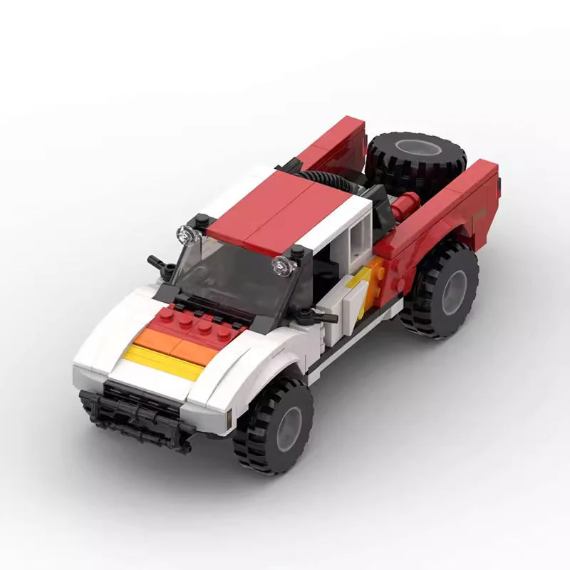 Compatible With Small Particles Diy Assembled Building Block Toys Truck Trolley Model Gift Decoration - Image 3