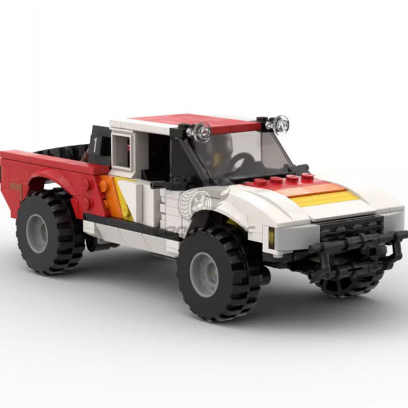 Compatible With Small Particles Diy Assembled Building Block Toys Truck Trolley Model Gift Decoration - Image 5