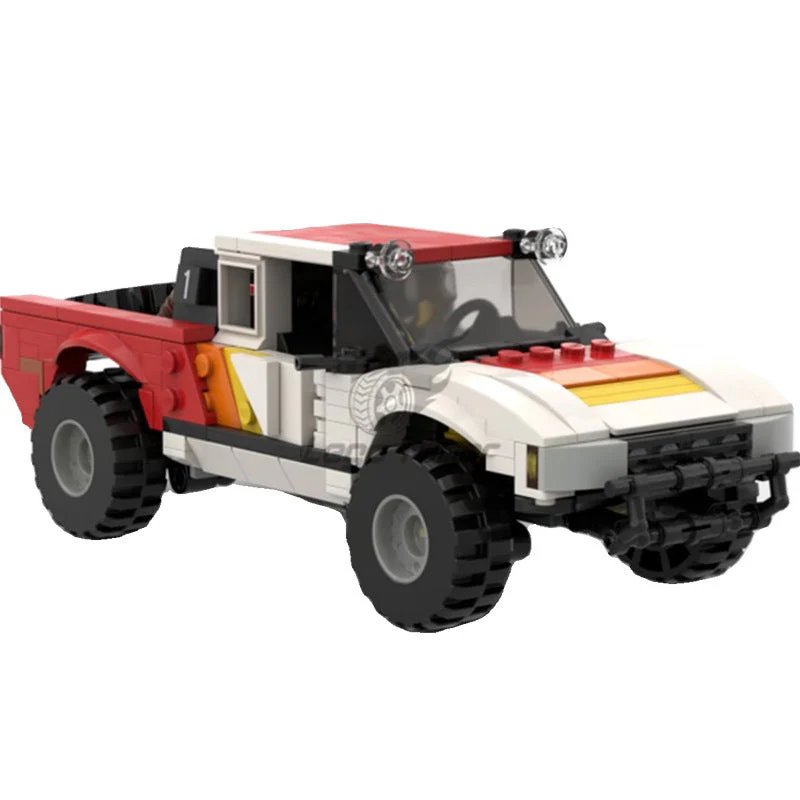 Compatible With Small Particles Diy Assembled Building Block Toys Truck Trolley Model Gift Decoration - Image 6