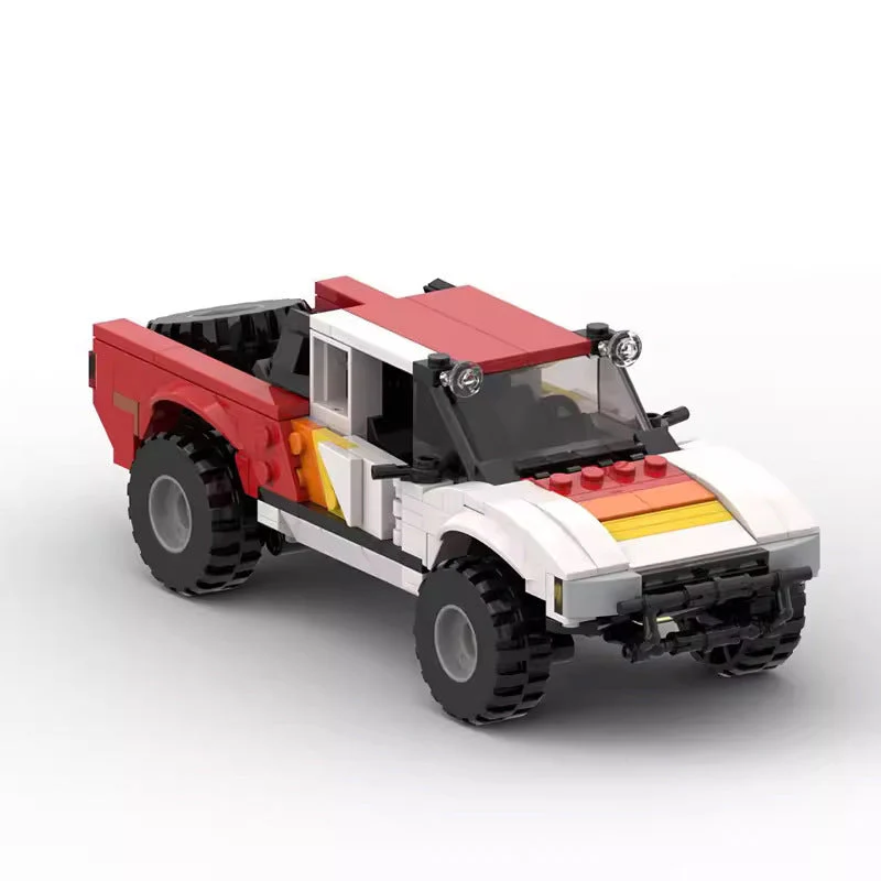 Compatible With Small Particles Diy Assembled Building Block Toys Truck Trolley Model Gift Decoration - Image 9