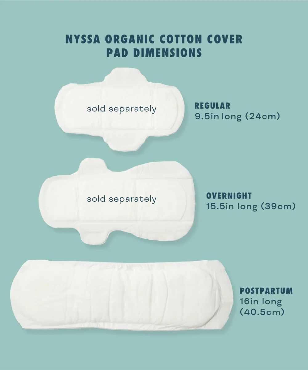 Complete Coverage Organic Cotton Cover Postpartum Pads - Image 4