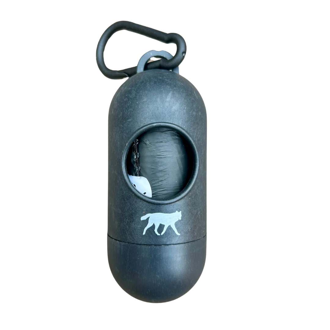 compostable plant-based dog poop bags + bamboo dispenser - Image 10