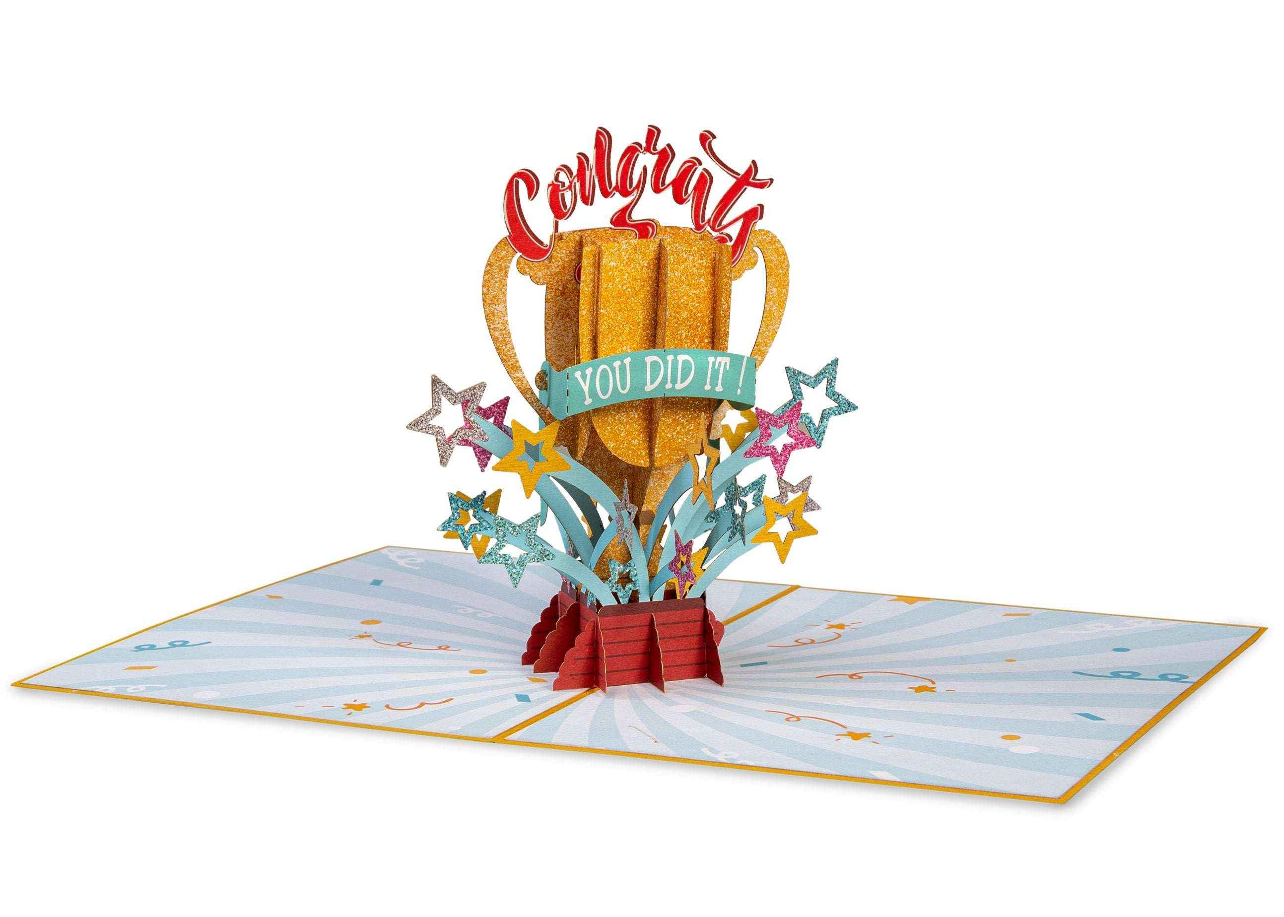Congrats Pop Up Graduation Card - Image 4