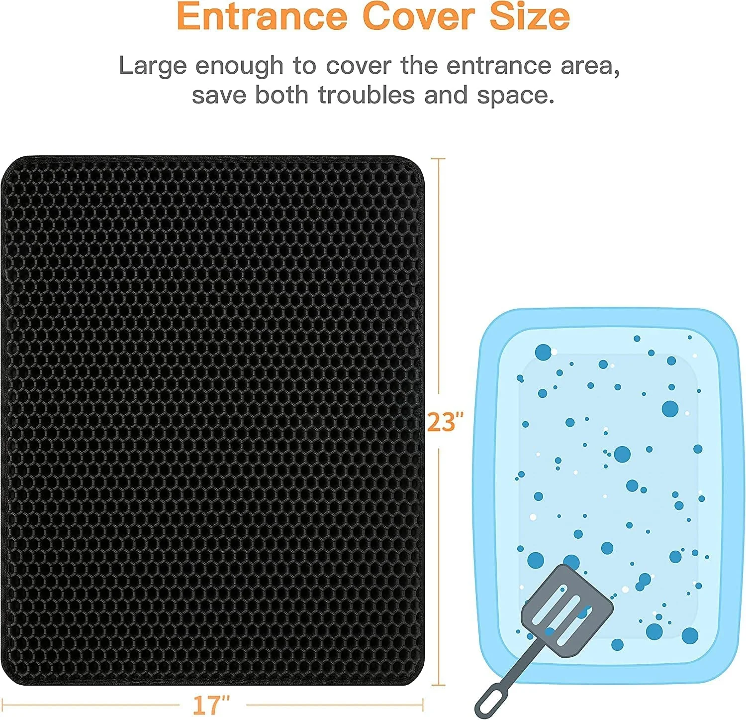 Conlun Cat Litter Mat Cat Litter Trapping Mat - Image 2