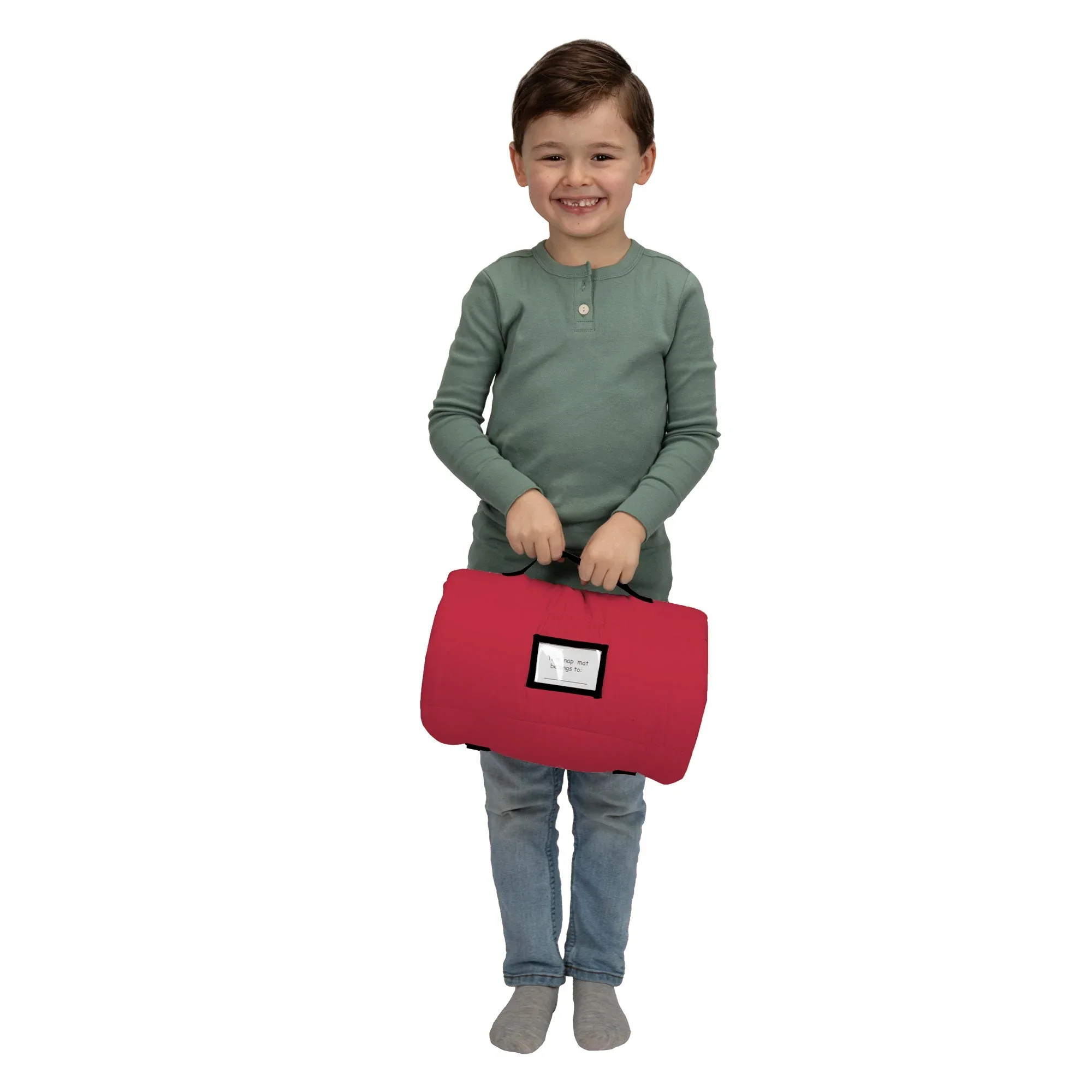 Construction Toddler Nap Mat - Includes Removable Pillow and Attached Fleece Blanket - Image 9