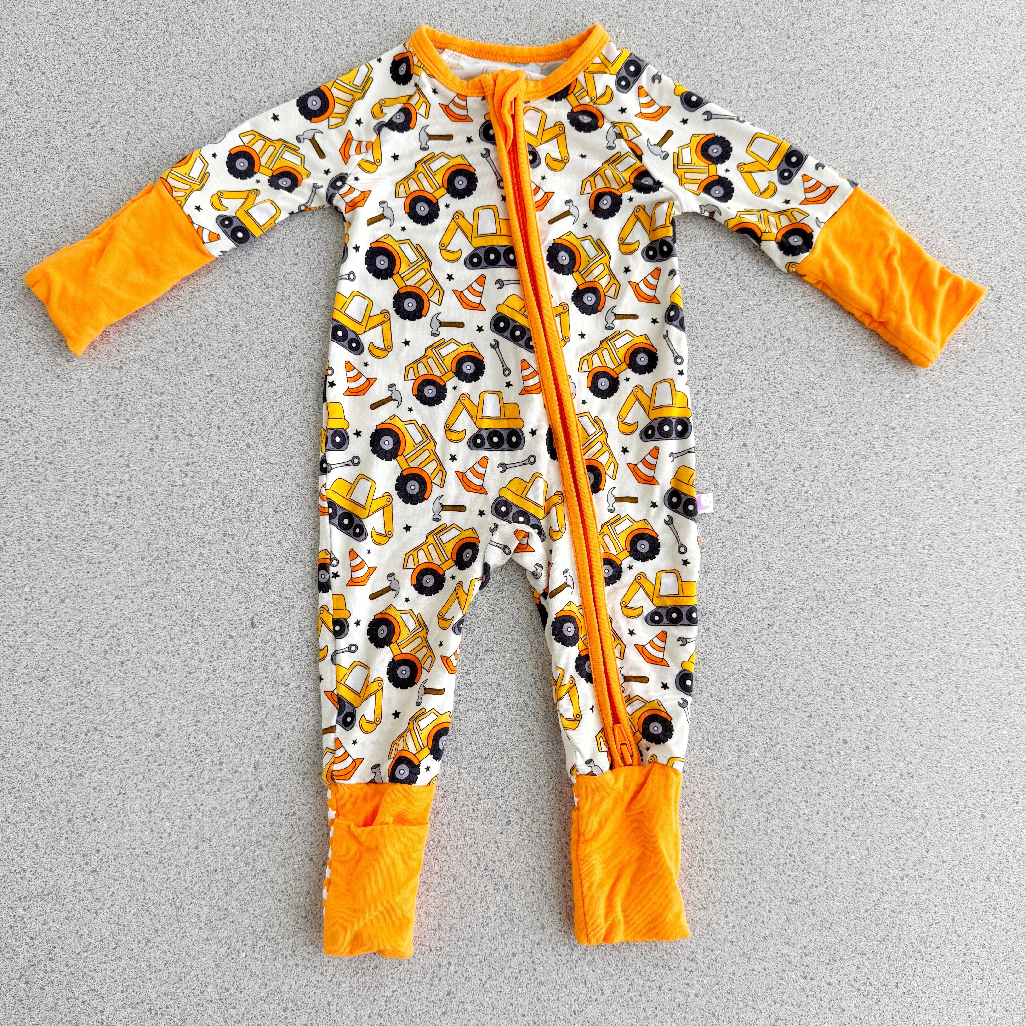Construction Trucks Bamboo Pajamas - Image 2