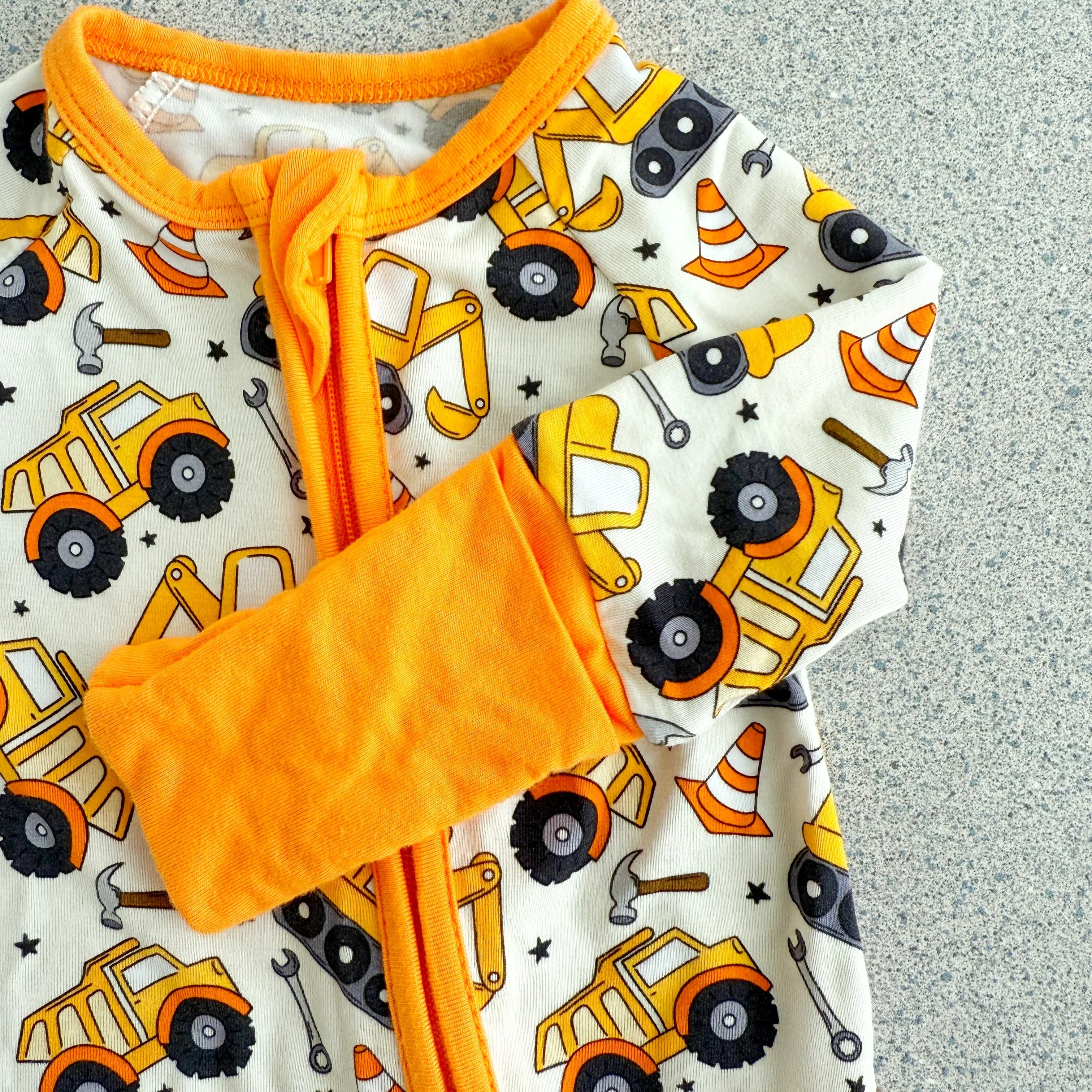 Construction Trucks Bamboo Pajamas - Image 4