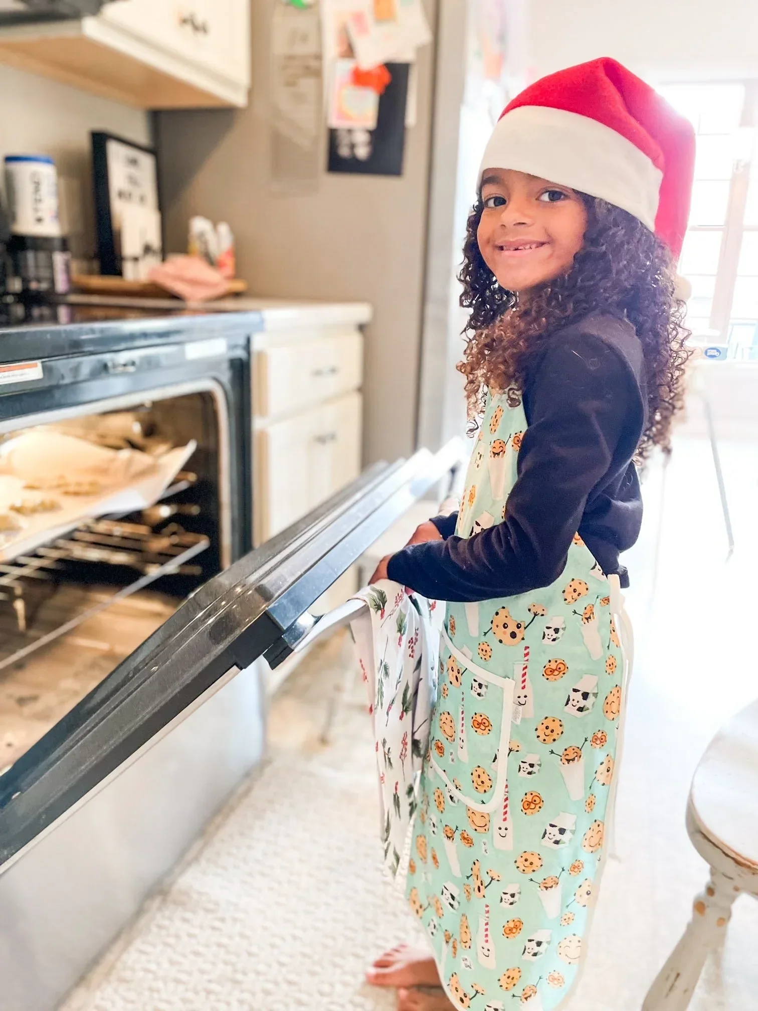 Cookies & Milk Apron - fits sizes youth small through adult 2XL - Image 10