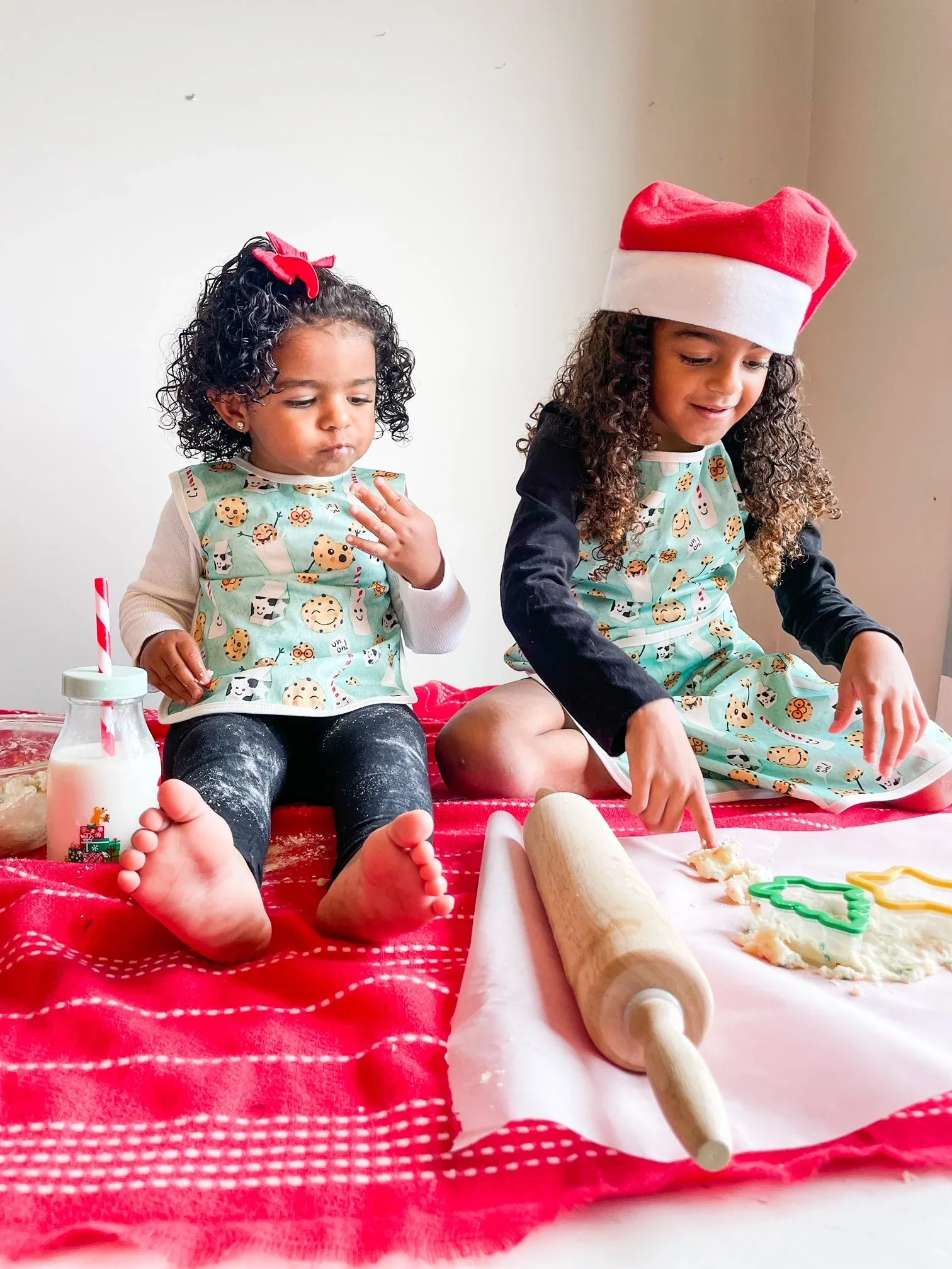 Cookies & Milk Apron - fits sizes youth small through adult 2XL - Image 5
