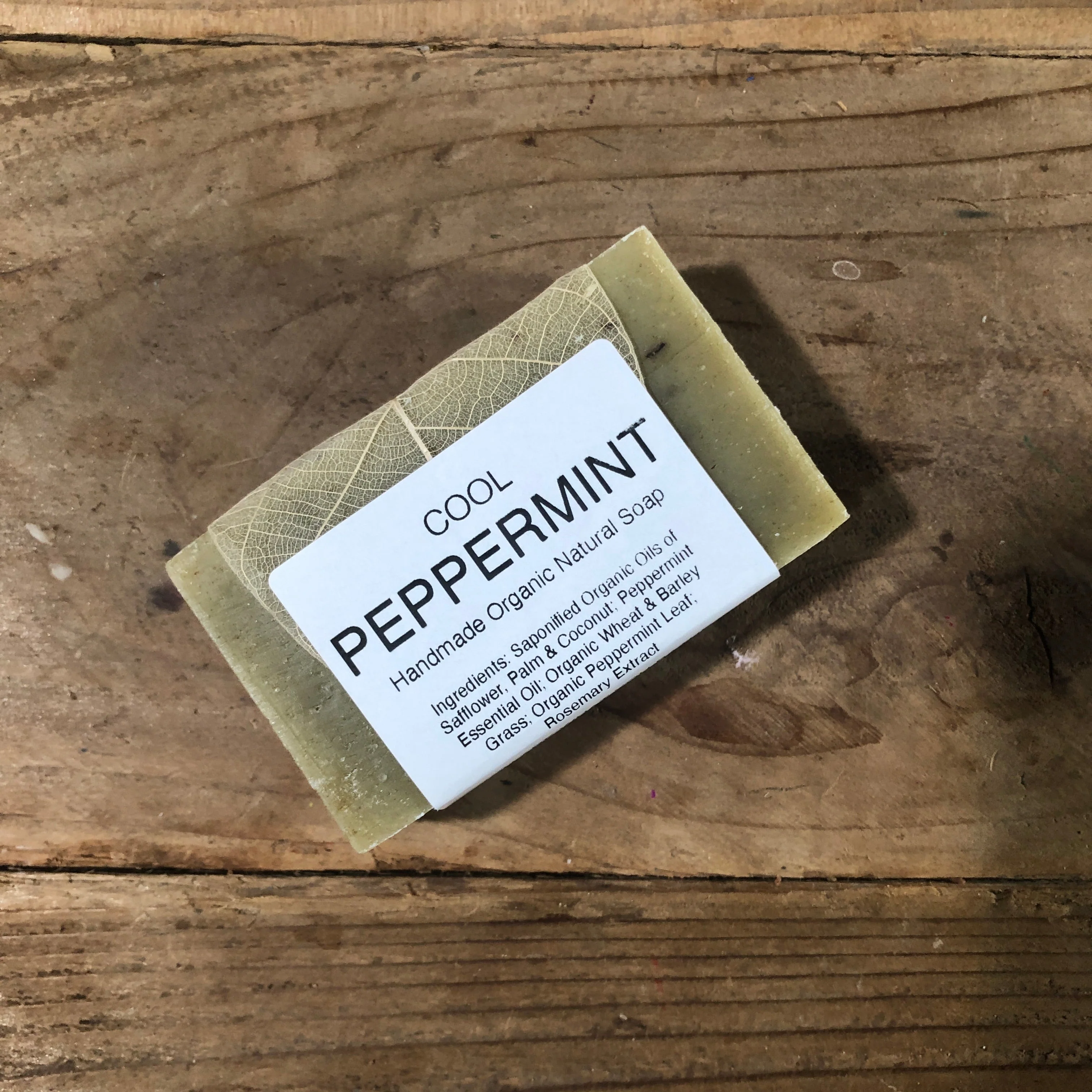 Cool Peppermint Bar Soap, Certified Organic - Image 7