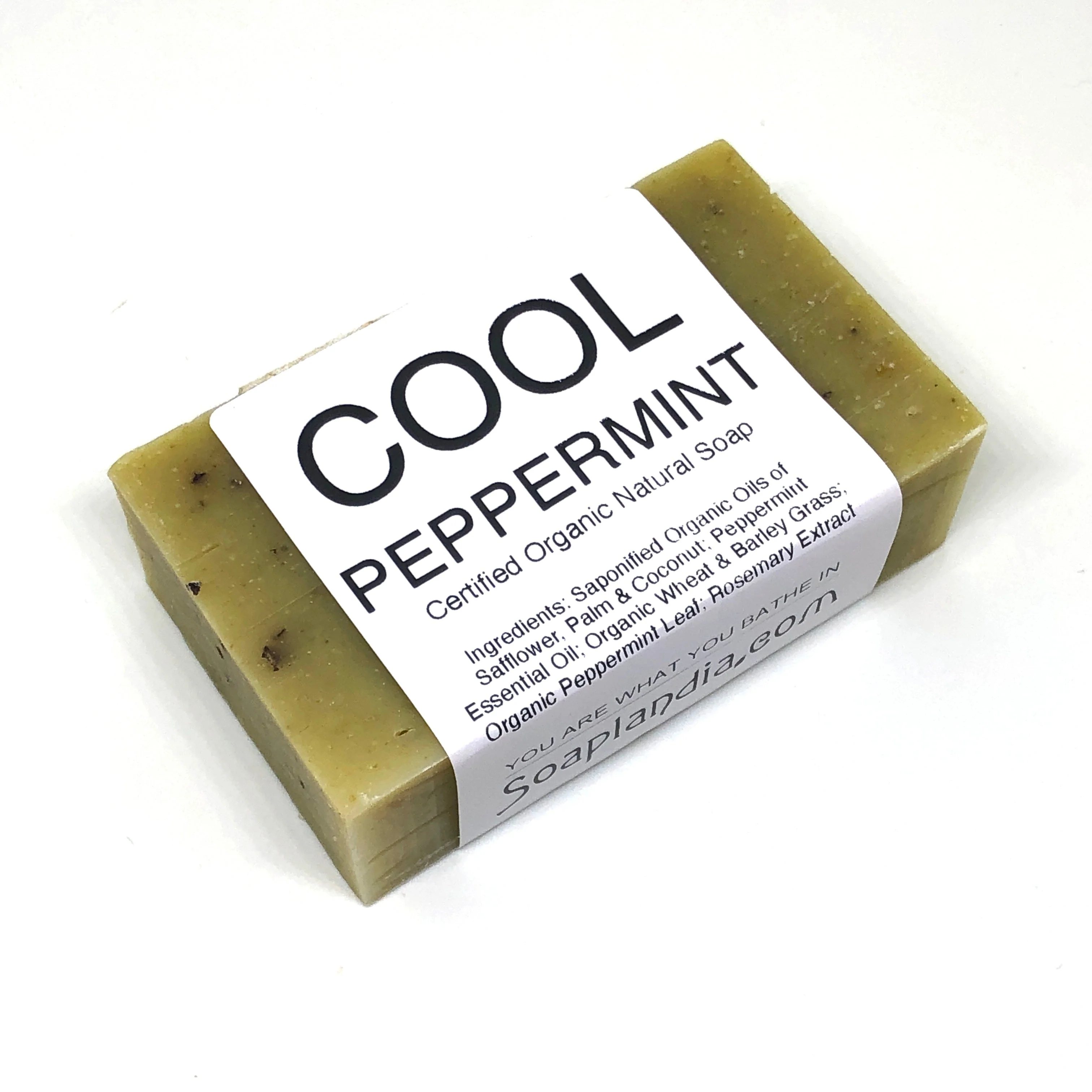 Cool Peppermint Bar Soap, Certified Organic - Image 8