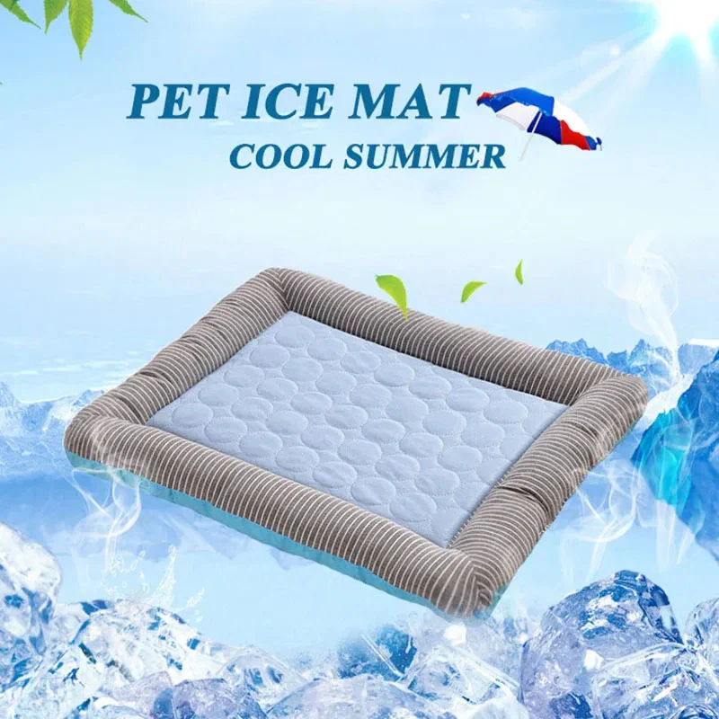 Cooling Pad Bed for Pets – Summer Ice Silk Mat - Image 2
