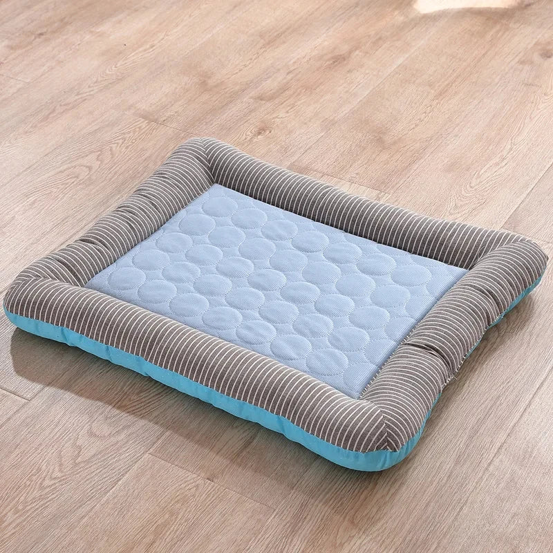 Cooling Pad Bed for Pets – Summer Ice Silk Mat - Image 5