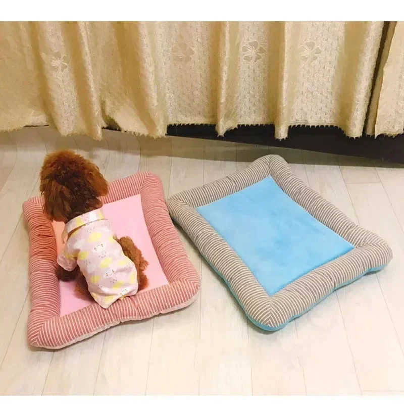 Cooling Pad Bed for Pets – Summer Ice Silk Mat - Image 6