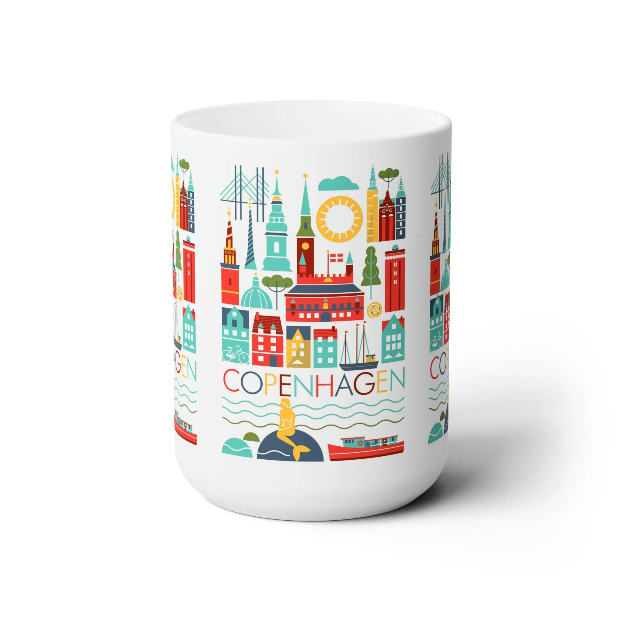 Copenhagen Scandi Ceramic Mug 11oz or 15oz - Image 2