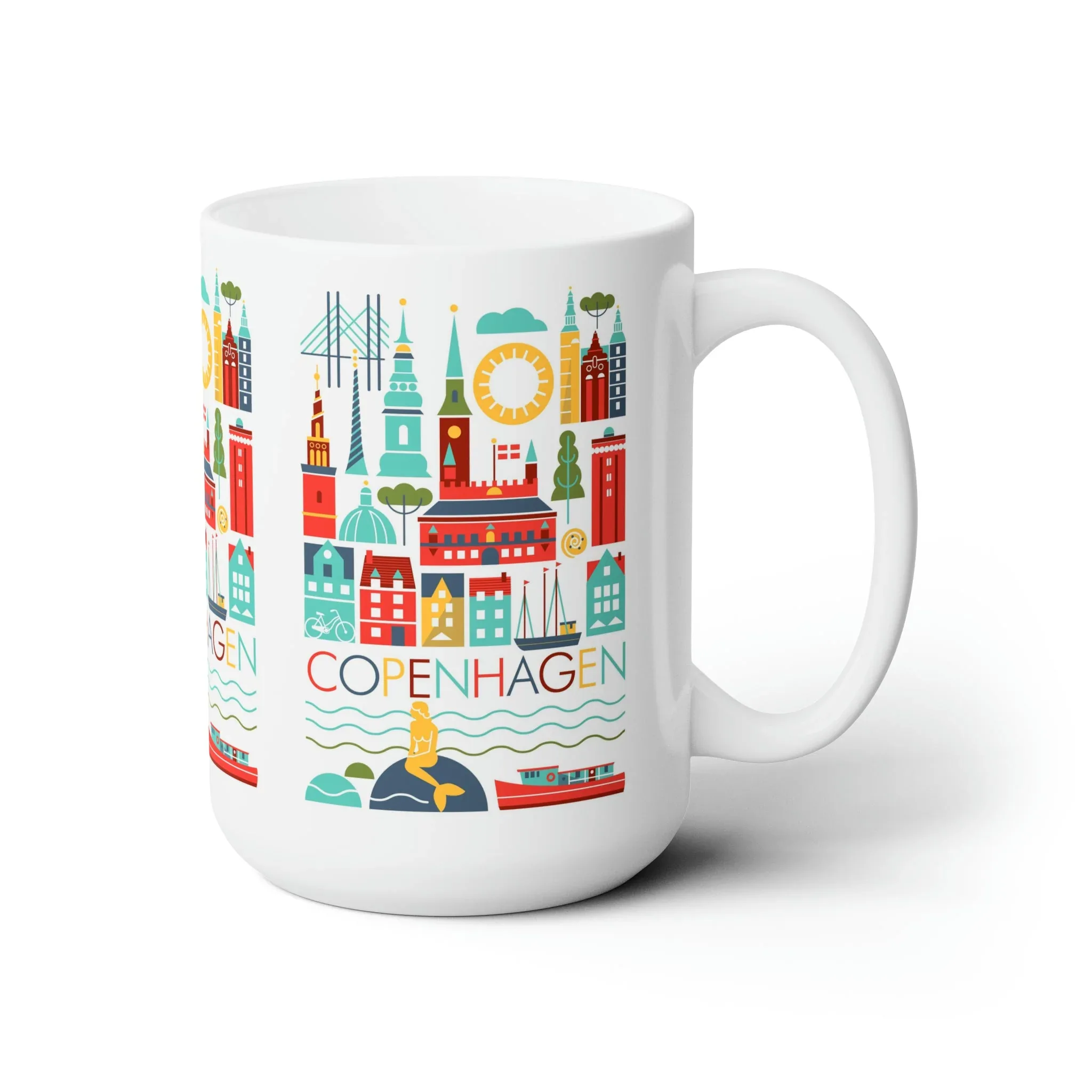Copenhagen Scandi Ceramic Mug 11oz or 15oz - Image 3