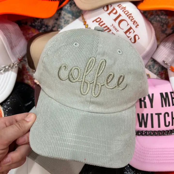Corduroy Coffee Cap - Image 4