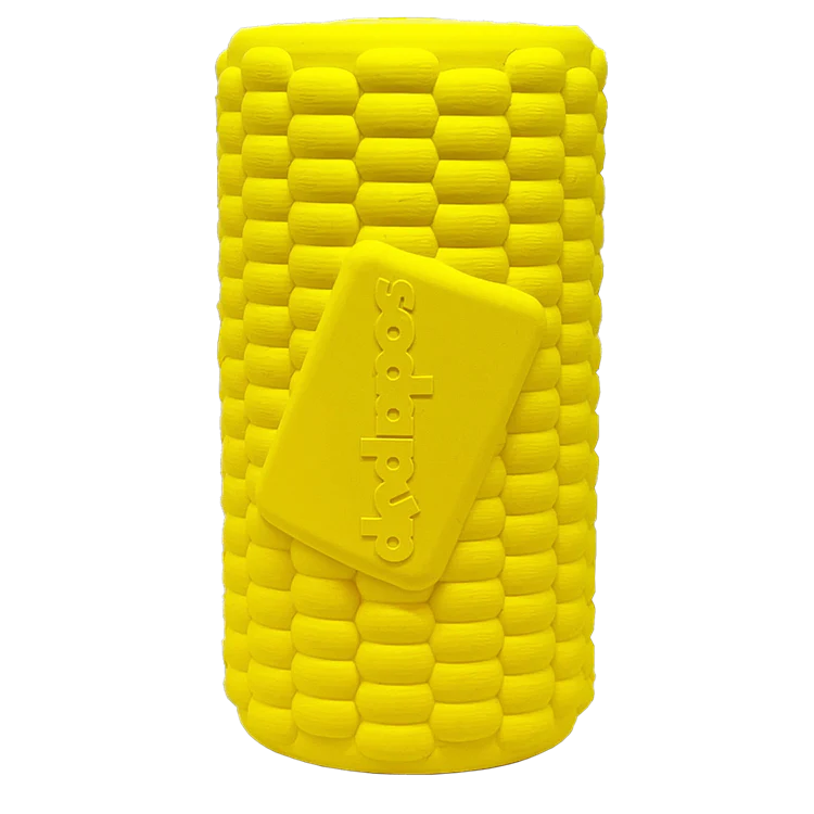 Corn on the Cob Dog Toy - Durable Rubber Treat Dispenser | USA Made