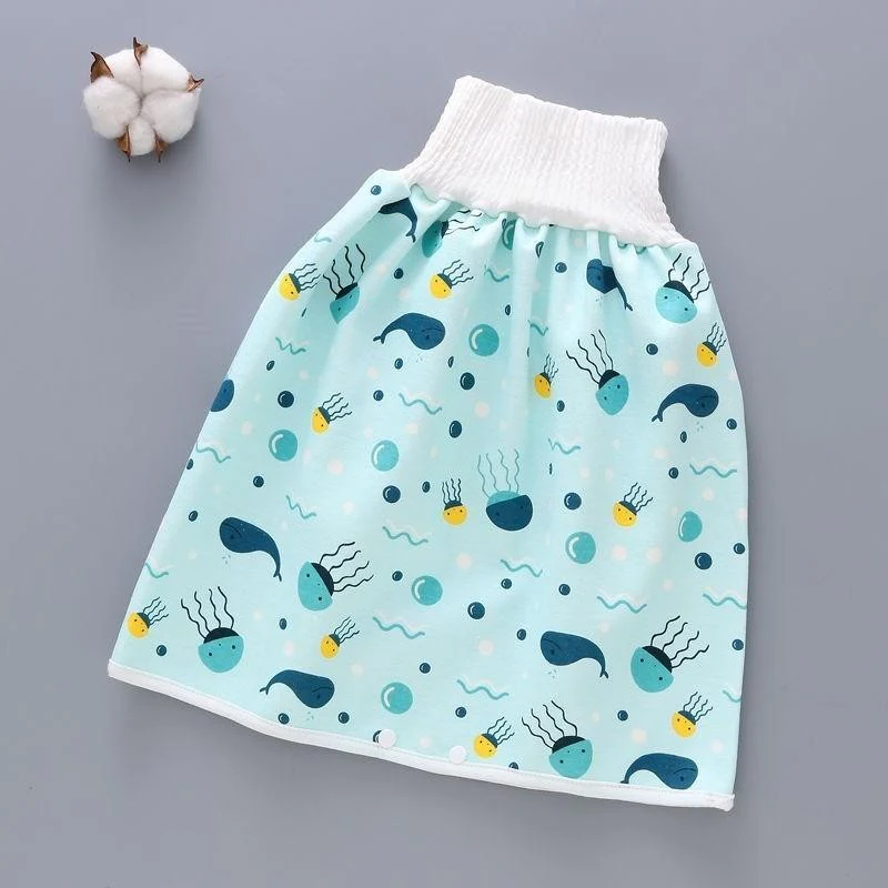 Cotton and bamboo fiber Baby diaper skirt - Image 19