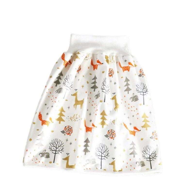 Cotton and bamboo fiber Baby diaper skirt - Image 3
