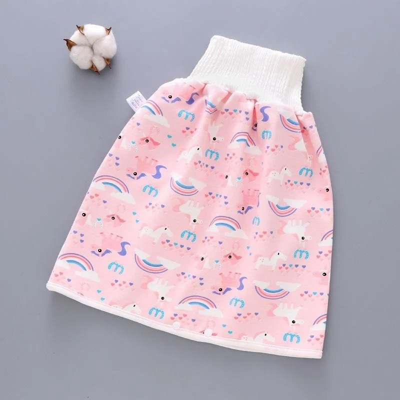 Cotton and bamboo fiber Baby diaper skirt - Image 4