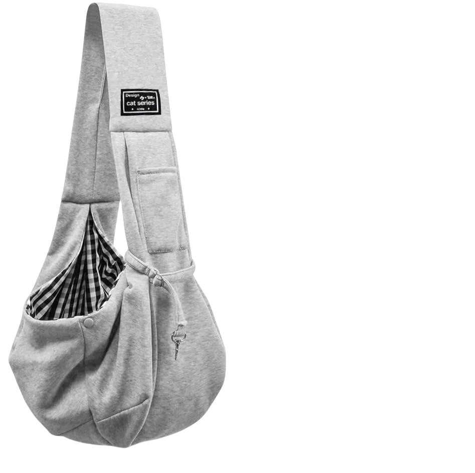 Cotton Dog Sling Carrier – Crossbody Travel Bag - Image 8