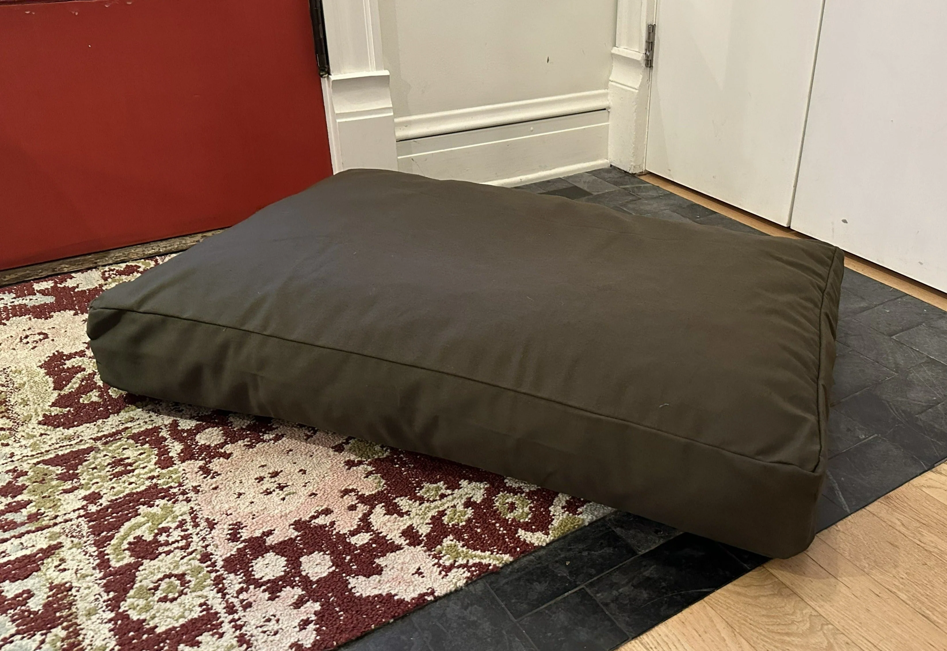 Cotton Duck Canvas Dog Bed - Lightweight CertiPUR Foam Fill - Image 10