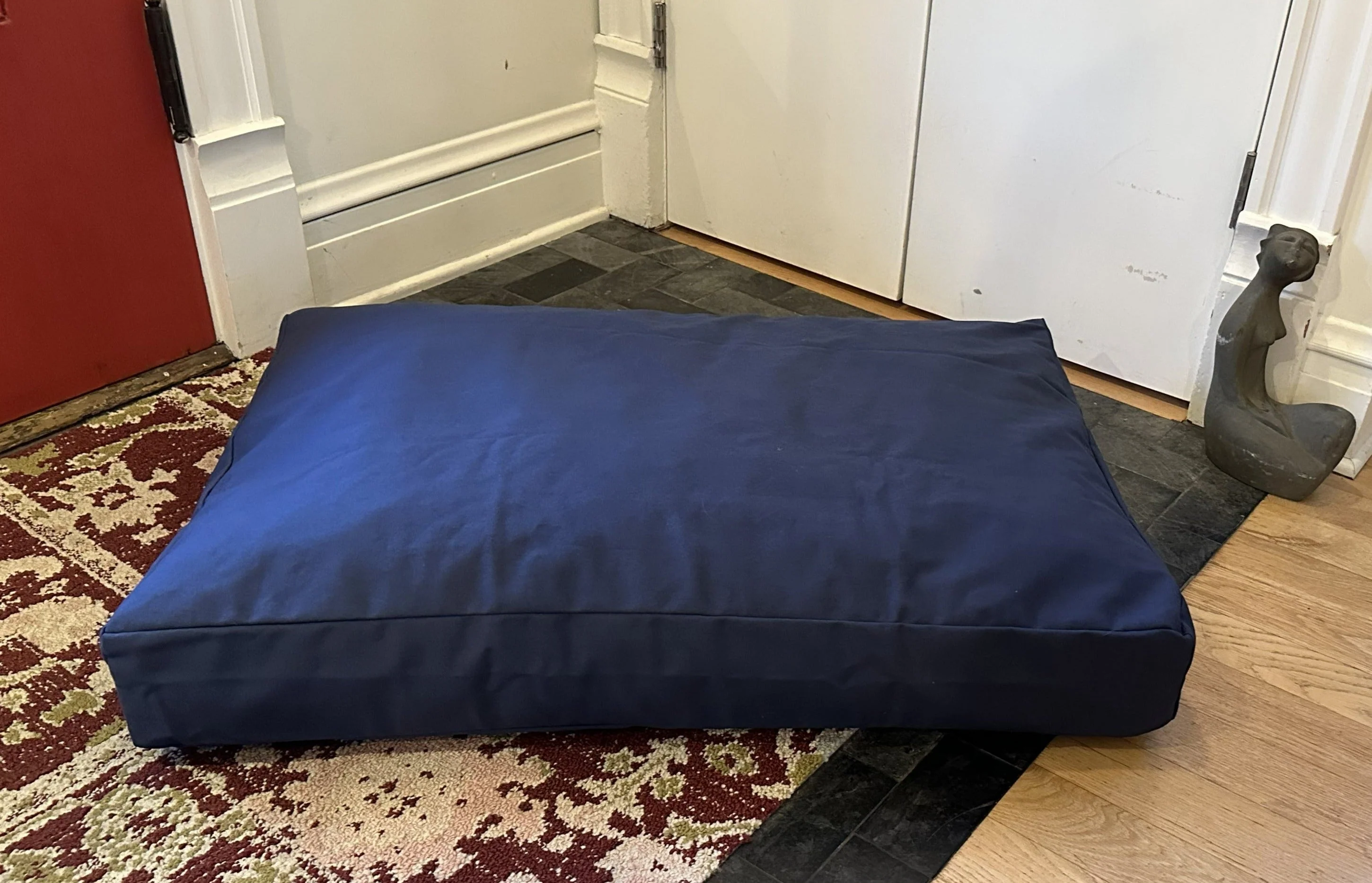Cotton Duck Canvas Dog Bed - Lightweight CertiPUR Foam Fill - Image 11