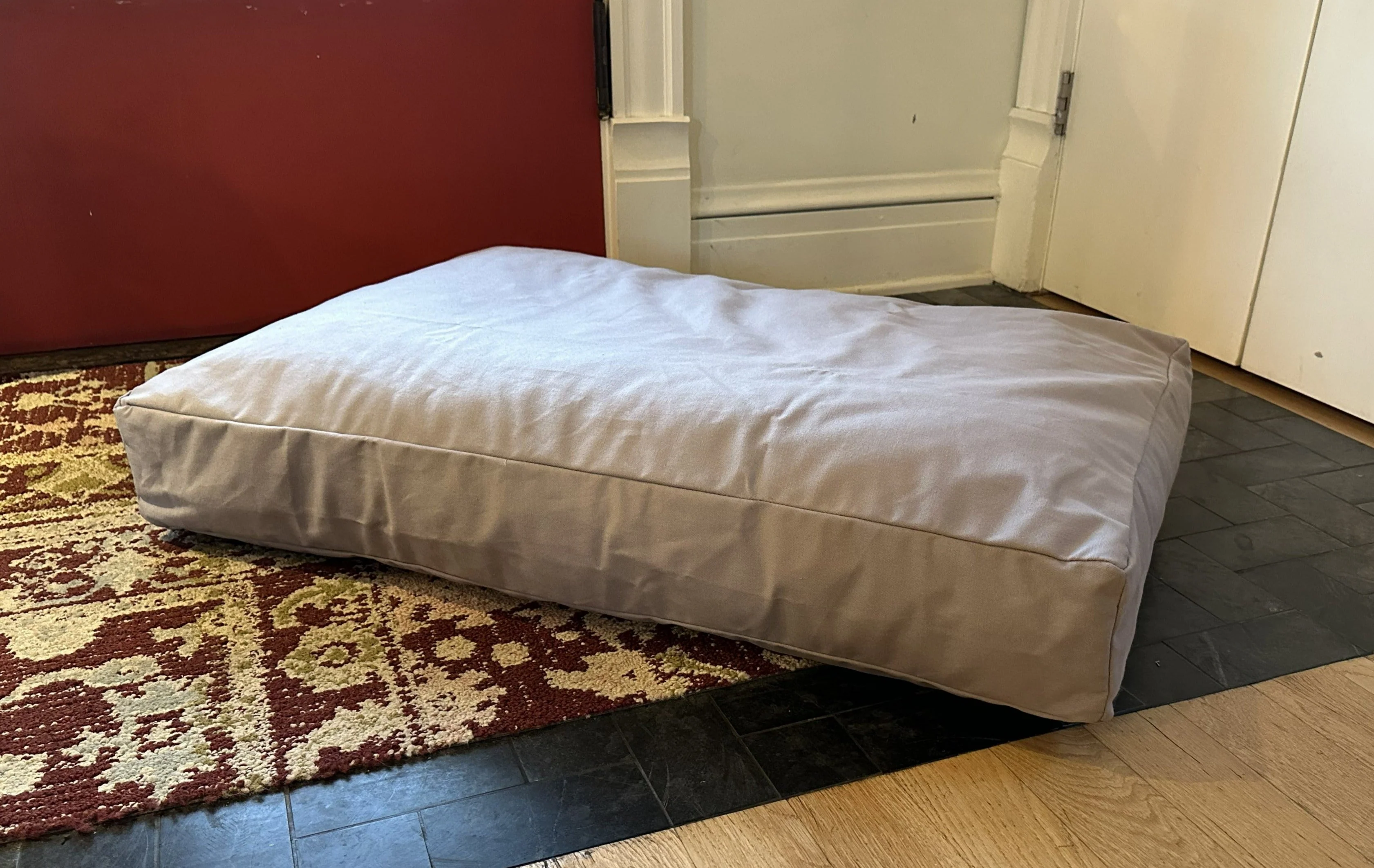 Cotton Duck Canvas Dog Bed - Lightweight CertiPUR Foam Fill - Image 12