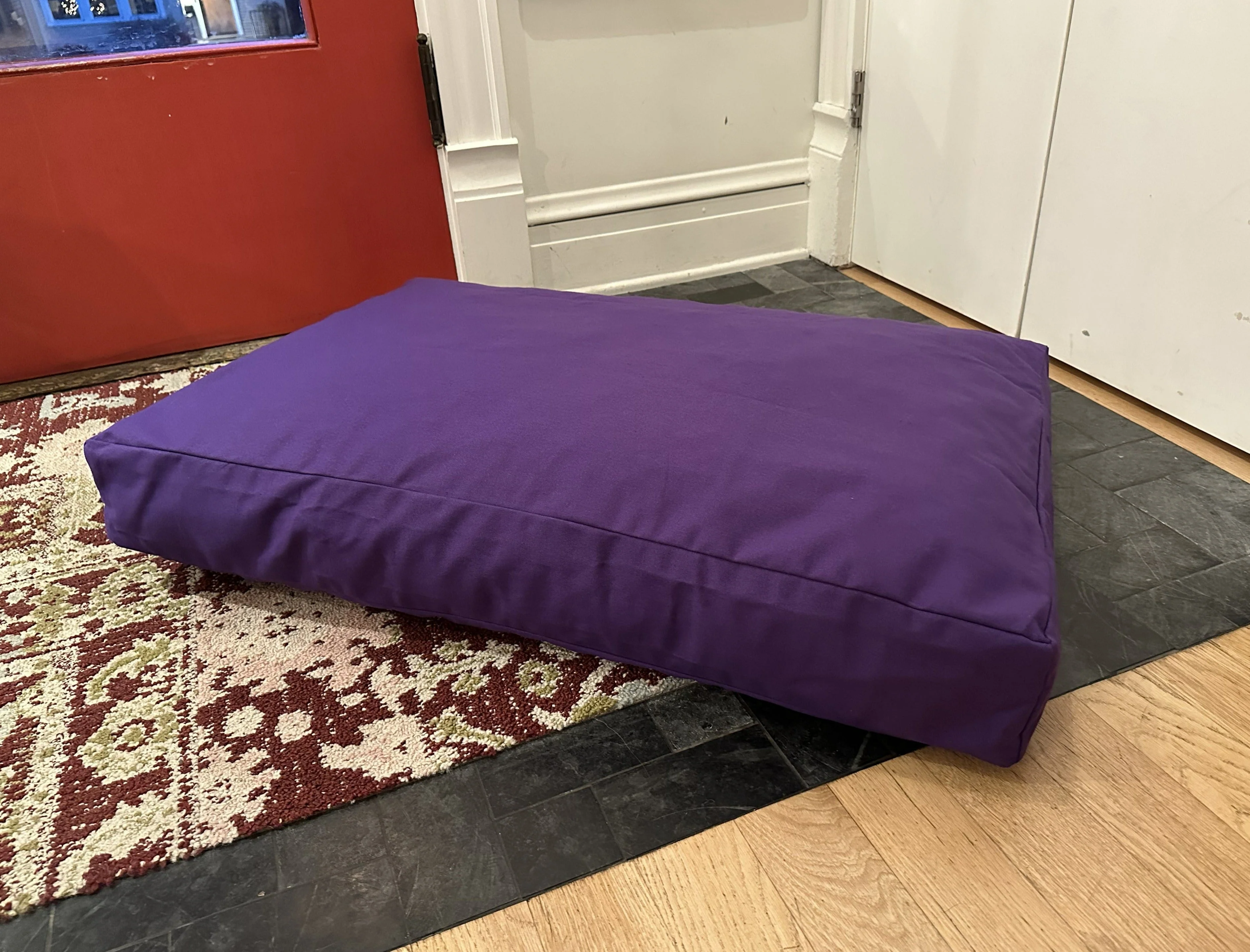 Cotton Duck Canvas Dog Bed - Lightweight CertiPUR Foam Fill - Image 14