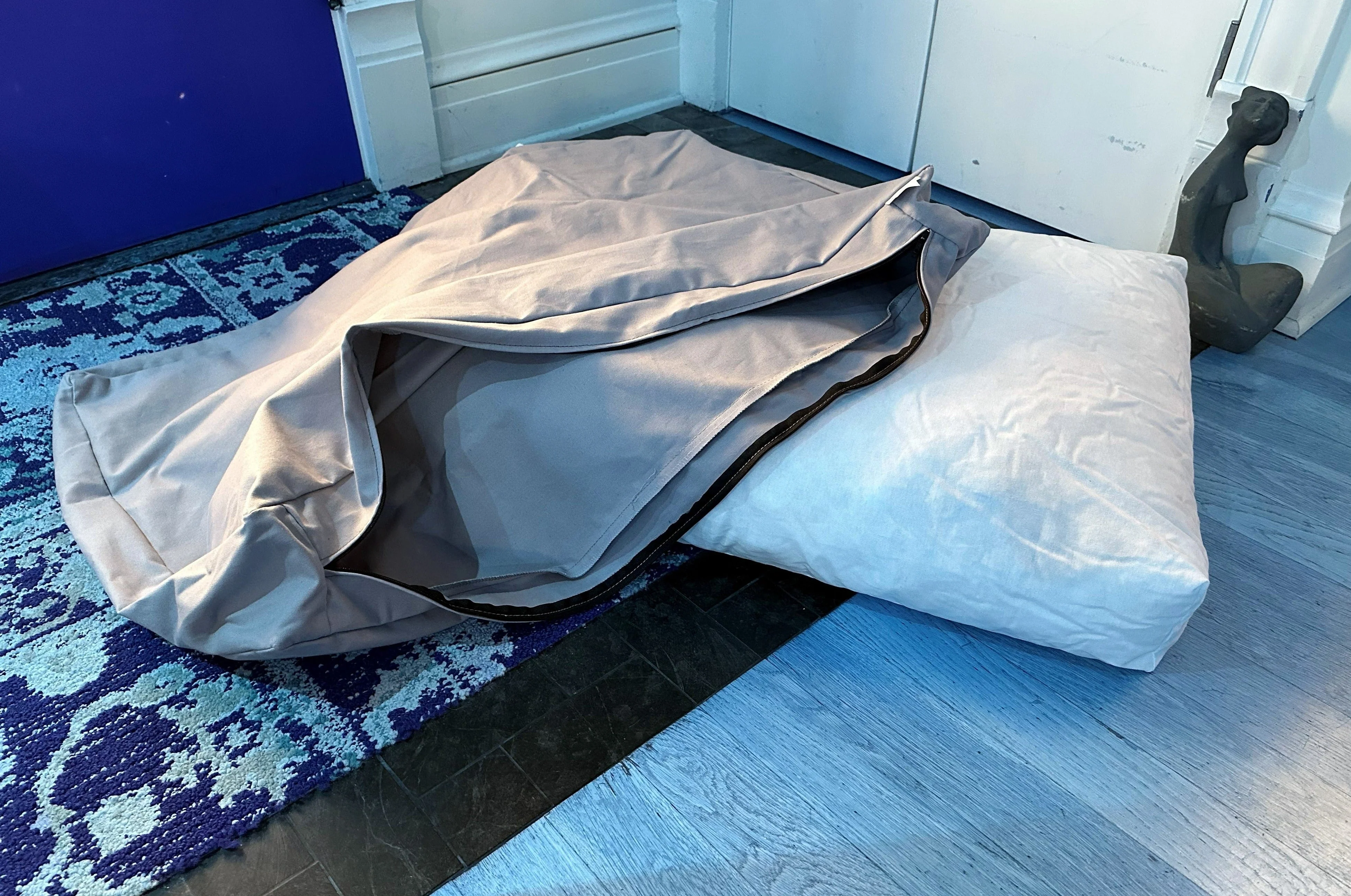 Cotton Duck Canvas Dog Bed - Lightweight CertiPUR Foam Fill - Image 17
