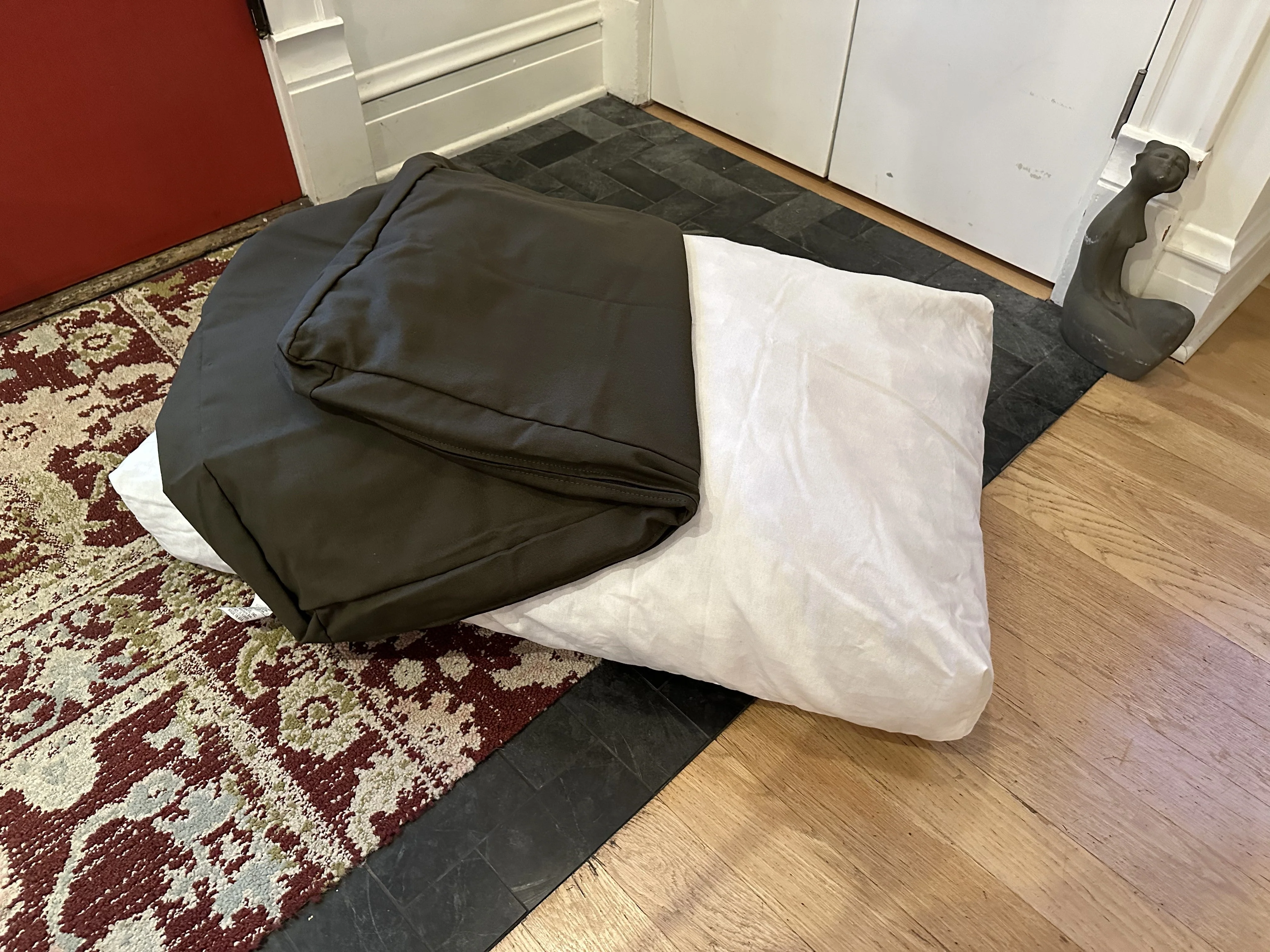 Cotton Duck Canvas Dog Bed - Lightweight CertiPUR Foam Fill - Image 9