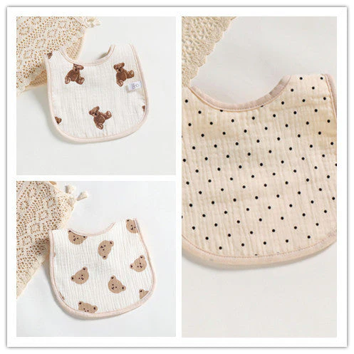 Cotton Gauze U-shaped Bib Baby Saliva Towel - Image 11