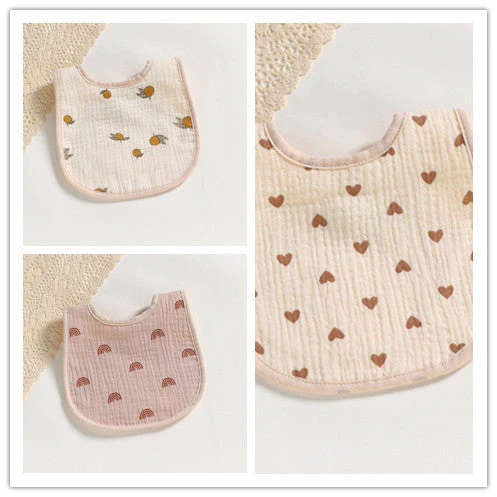 Cotton Gauze U-shaped Bib Baby Saliva Towel - Image 12