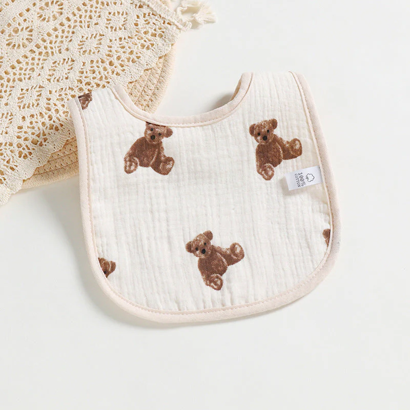 Cotton Gauze U-shaped Bib Baby Saliva Towel - Image 6
