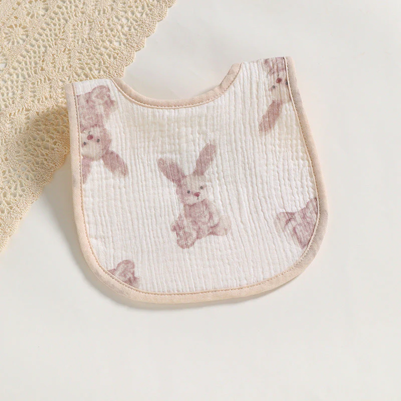 Cotton Gauze U-shaped Bib Baby Saliva Towel - Image 7