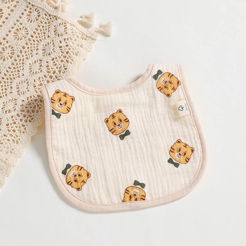 Cotton Gauze U-shaped Bib Baby Saliva Towel - Image 8