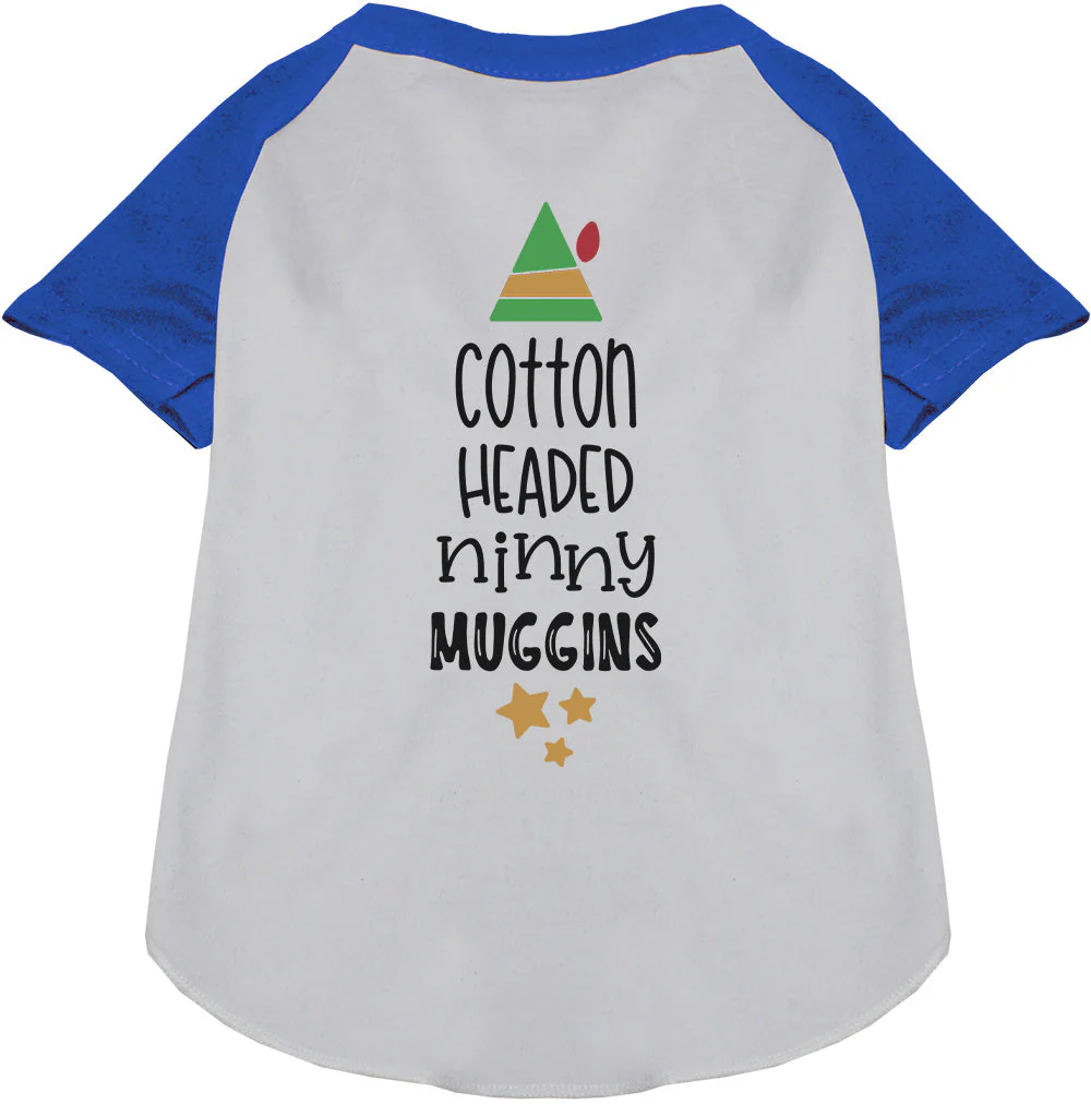 Cotton Headed Ninny Muggins Pet Raglan Shirt - Image 3