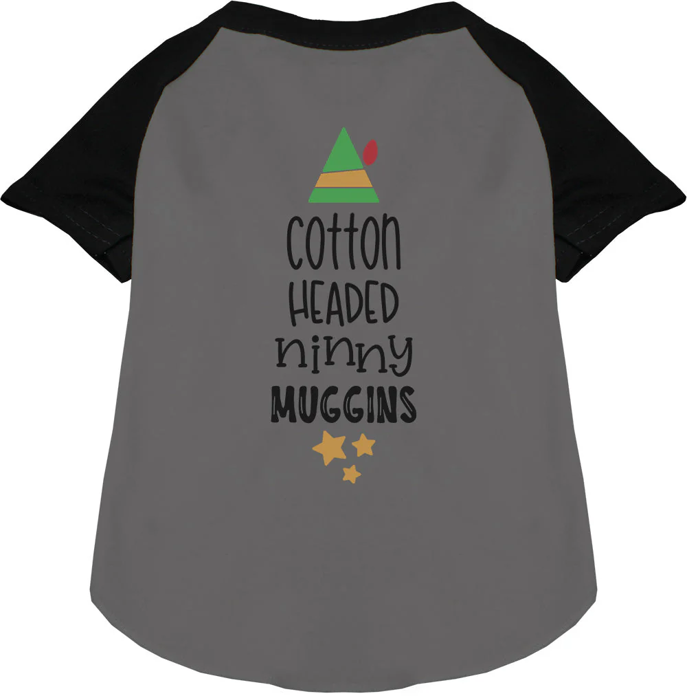 Cotton Headed Ninny Muggins Pet Raglan Shirt - Image 4