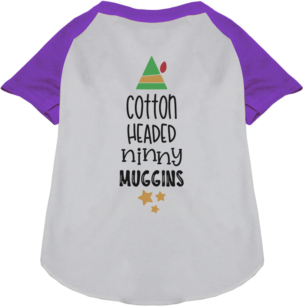 Cotton Headed Ninny Muggins Pet Raglan Shirt - Image 7