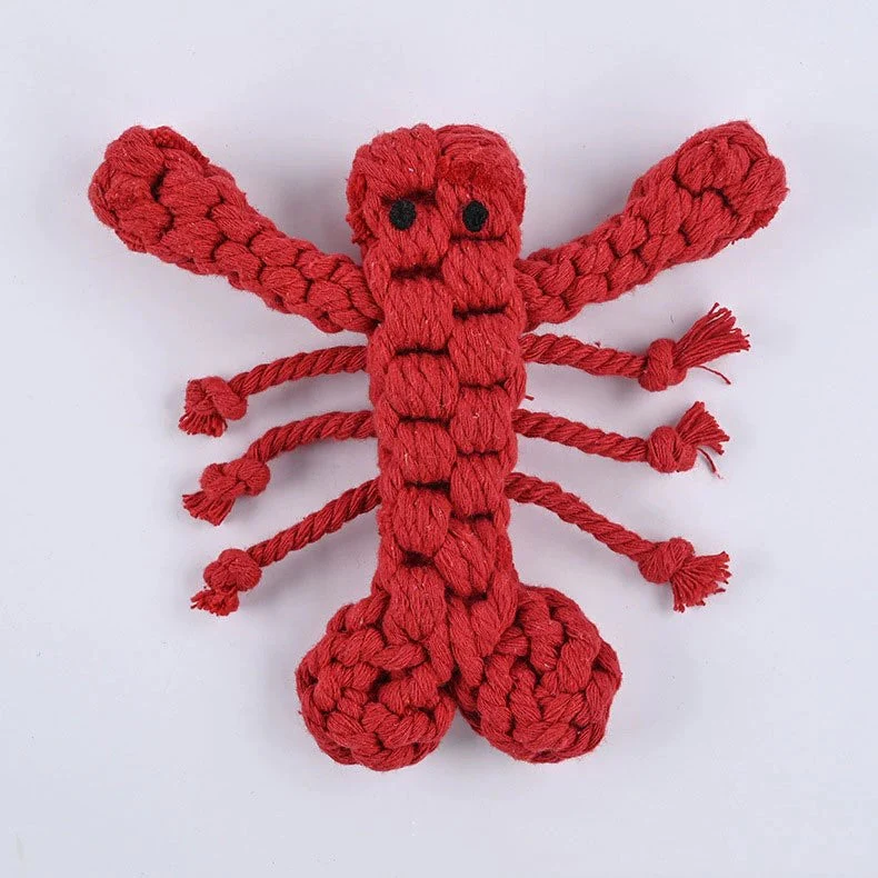 Cotton Rope Dog Toy – Cute Animals Chew - Image 3