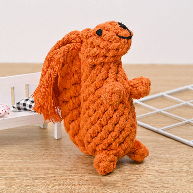 Cotton Rope Dog Toy – Cute Animals Chew - Image 5