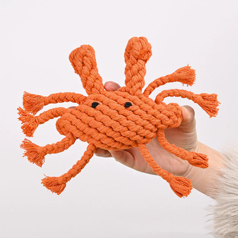 Cotton Rope Dog Toy – Cute Animals Chew - Image 6