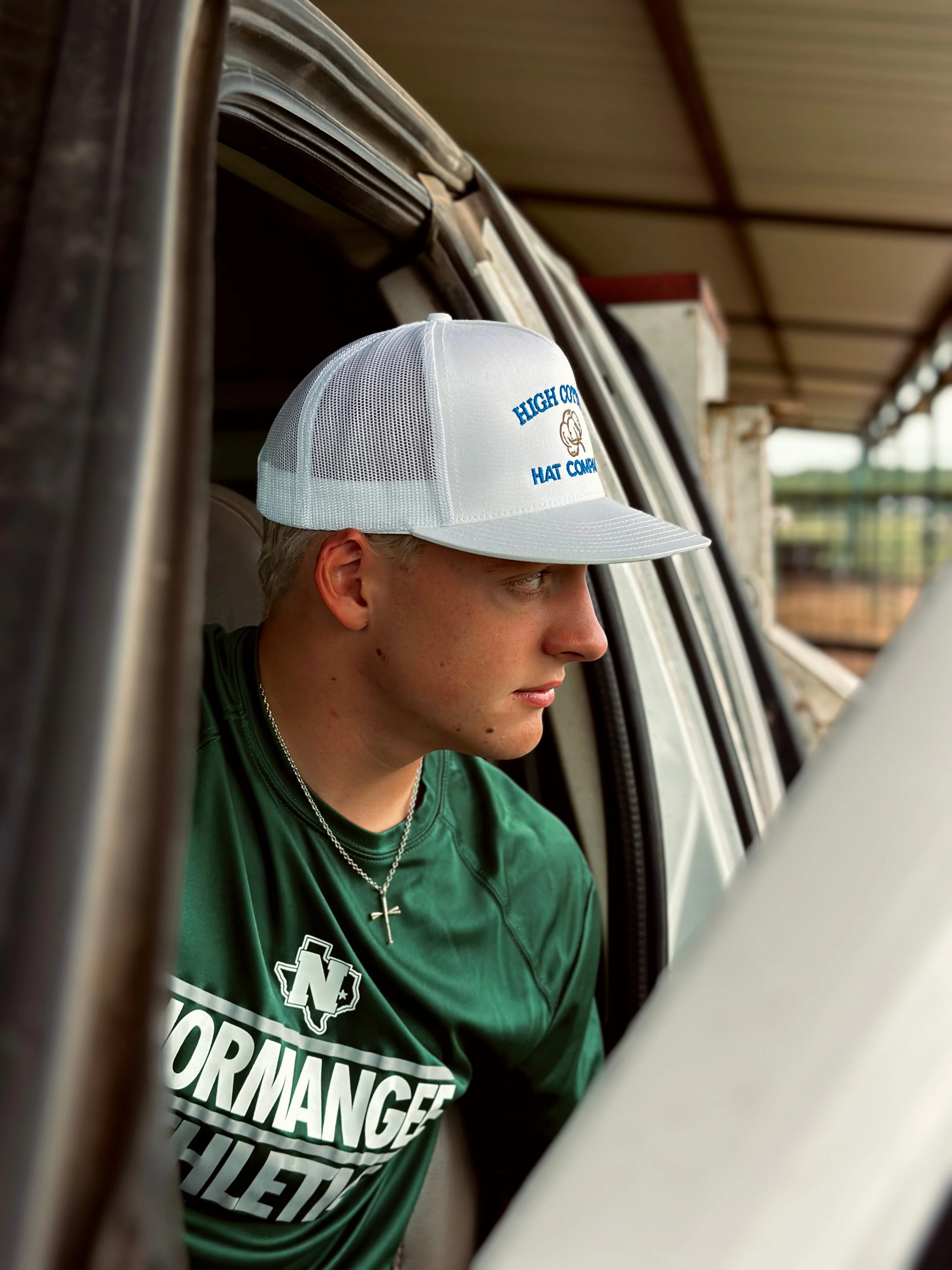 Cotton Top Flat Bill White - Image 3