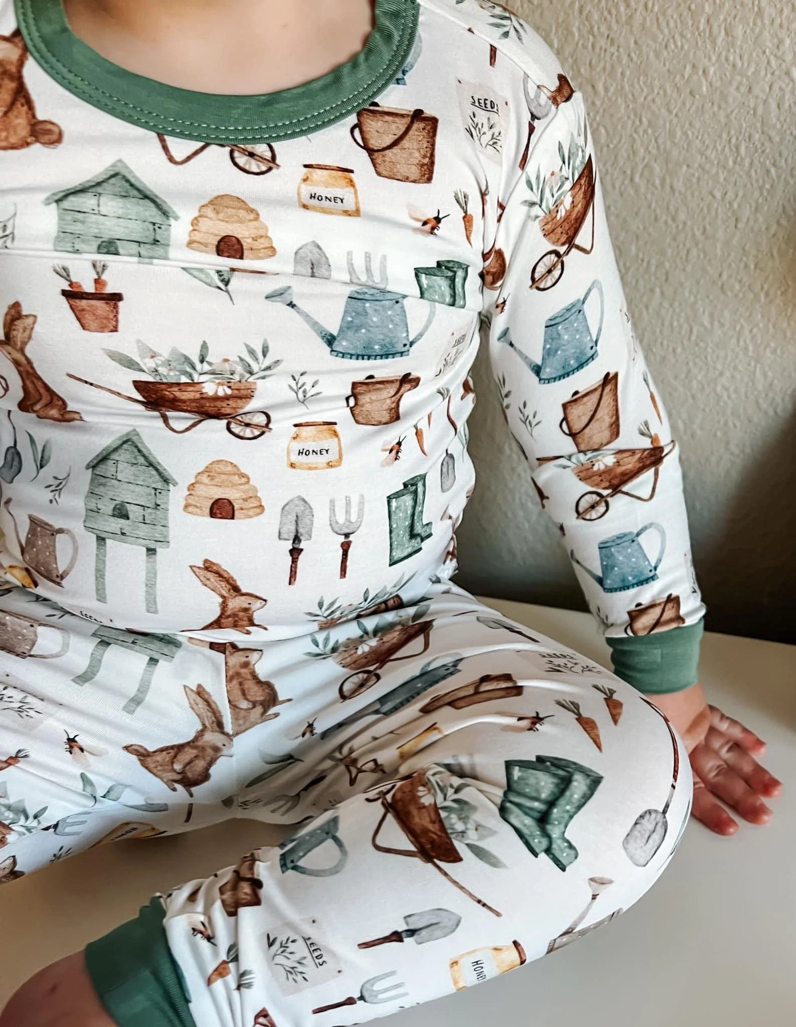 Cottontail Garden 2pc Bamboo Pajamas - Image 2