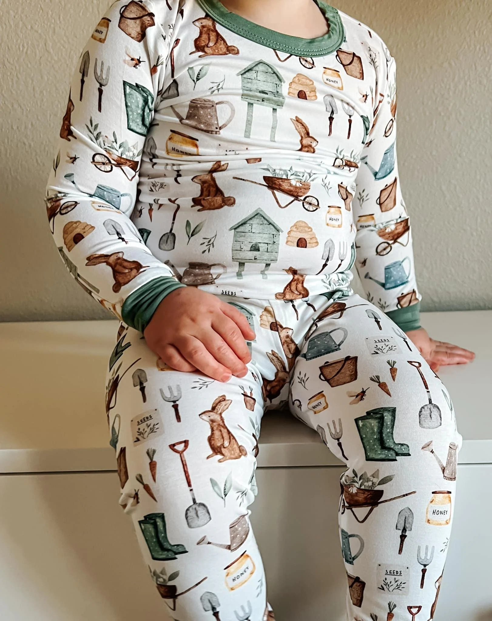 Cottontail Garden 2pc Bamboo Pajamas - Image 3