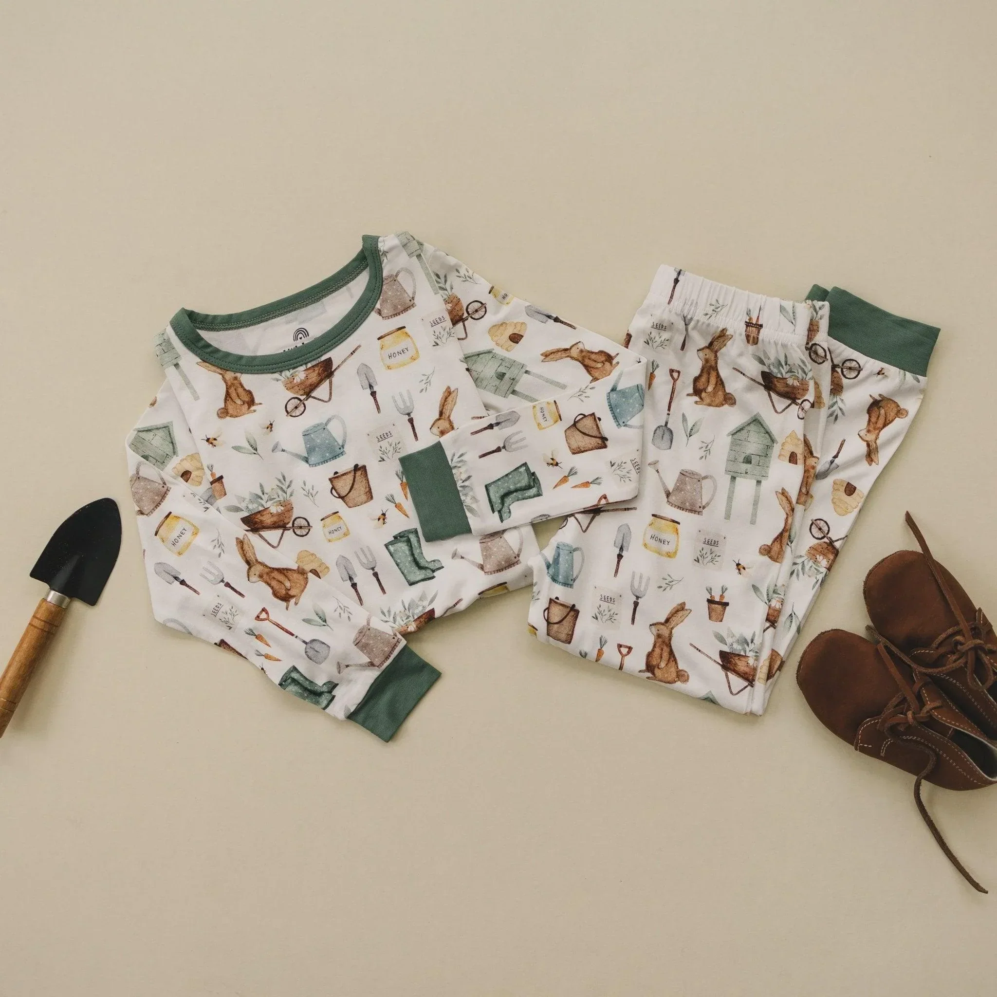 Cottontail Garden 2pc Bamboo Pajamas - Image 5
