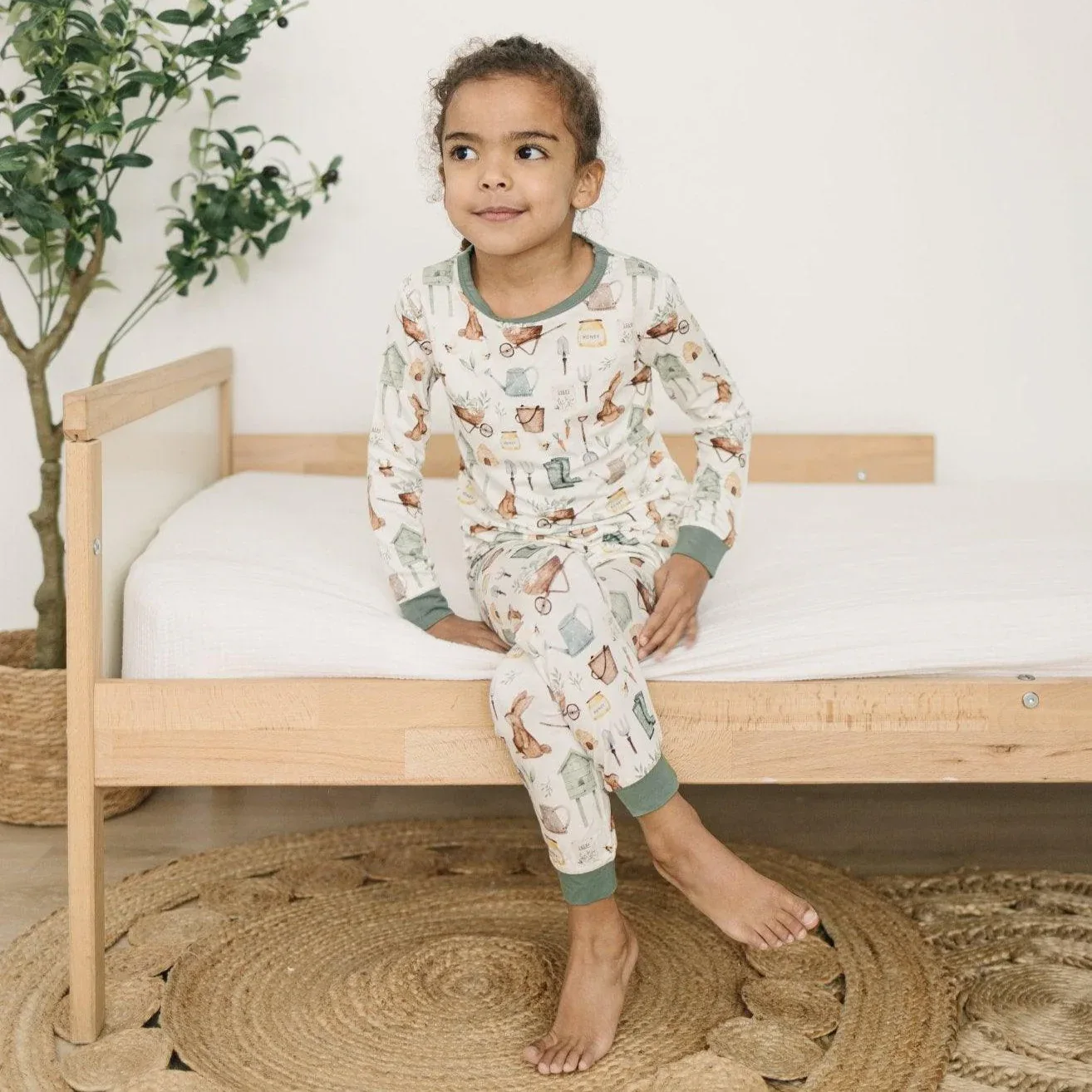 Cottontail Garden 2pc Bamboo Pajamas - Image 7