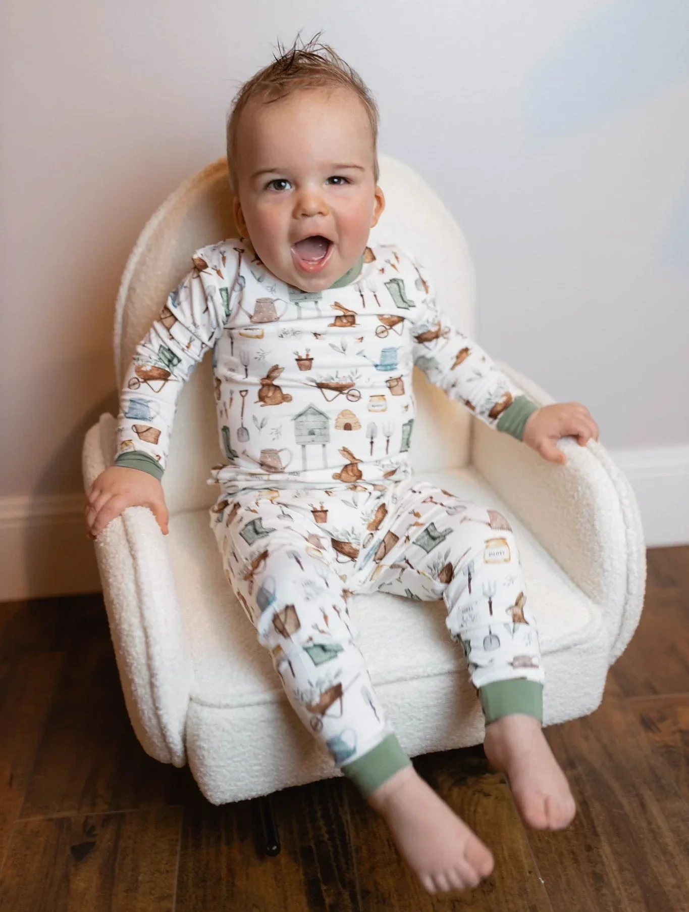 Cottontail Garden 2pc Bamboo Pajamas - Image 9