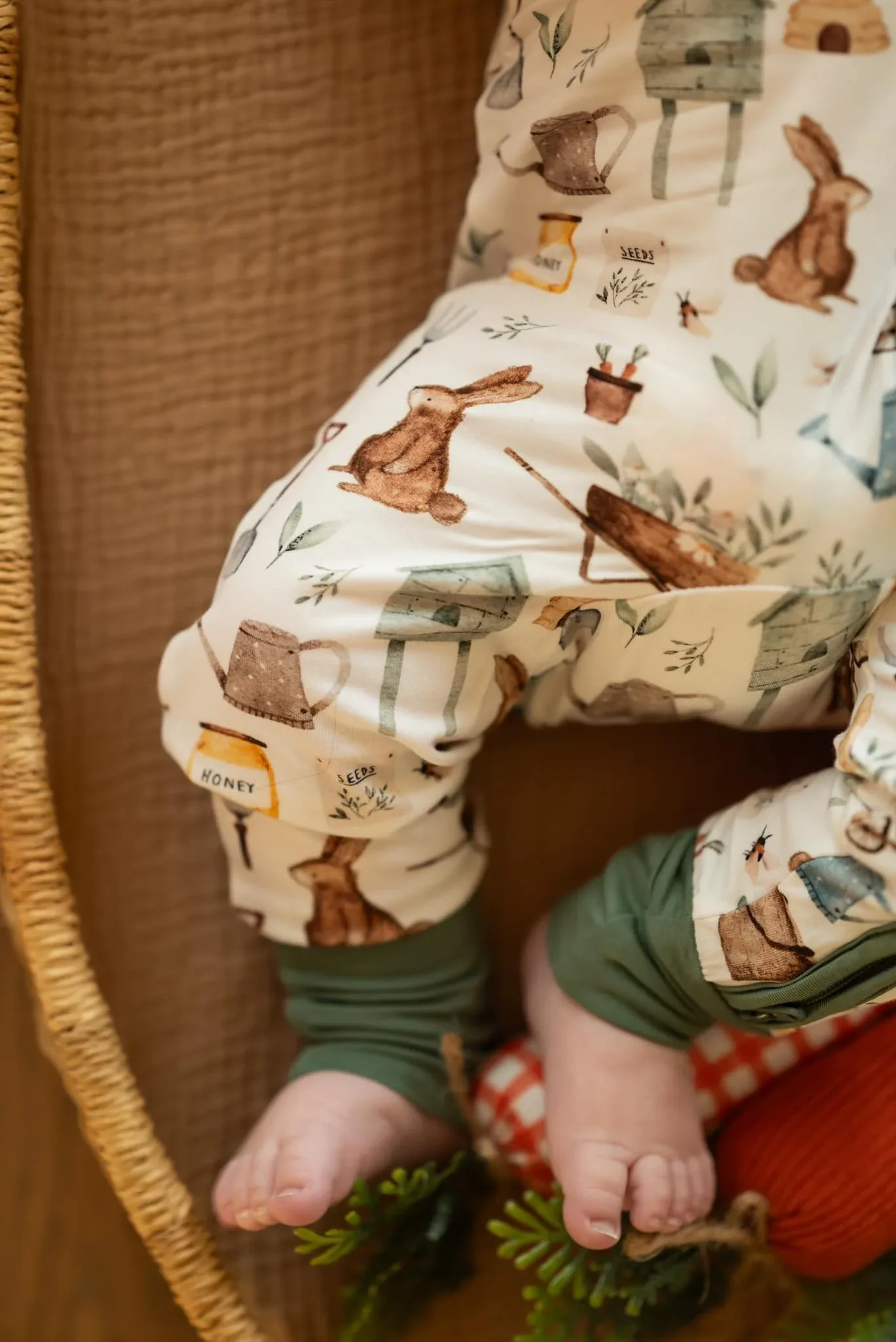 Cottontail Garden Bamboo Zippy Romper - Image 4